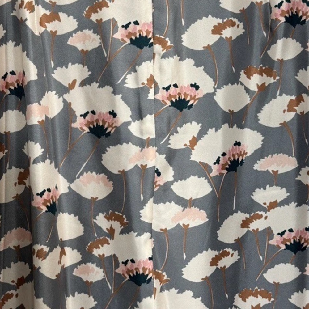 J Crew collection silk slime skirt poppy print 6 - Picture 2 of 4
